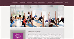 Desktop Screenshot of dharamsalayoga.com