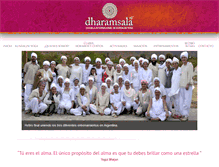 Tablet Screenshot of dharamsalayoga.com.ar